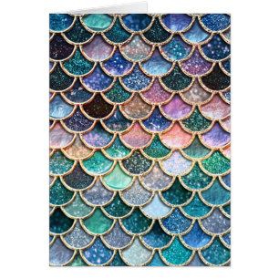 Luxury multicolor Glitter Mermaid Scales