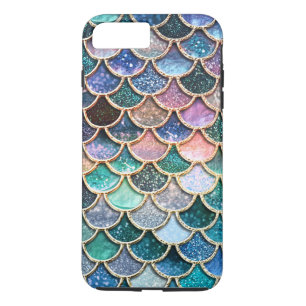 Luxury multicolor Glitter Mermaid Scales iPhone 8 Plus/7 Plus Case