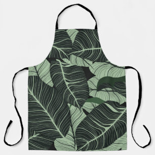 Luxury nature leaves background. Floral pattern, T Apron