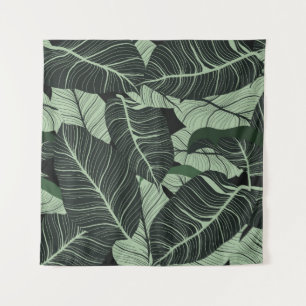 Luxury nature leaves background. Floral pattern, T Tapestry