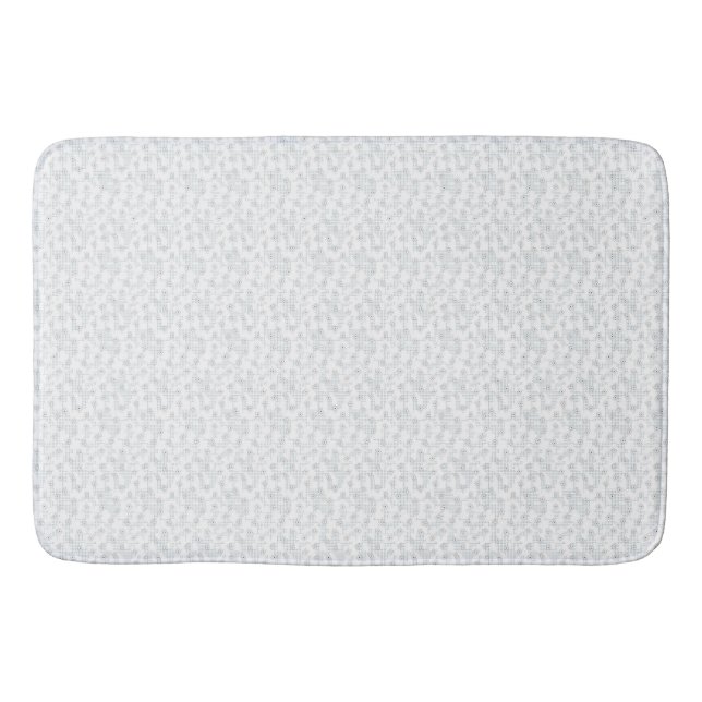 Luxury Neutral Bath Mat | Modern Spa Decor (Front)