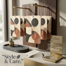 Luxury Neutral Geometric Aesthetic Air Freshener