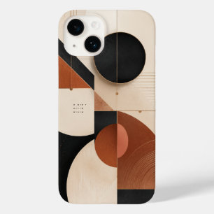 Luxury Neutral Geometric Aesthetic Case-Mate iPhone 14 Case
