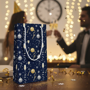 Luxury New Year Celebration – Champagne & Sparkle Small Gift Bag
