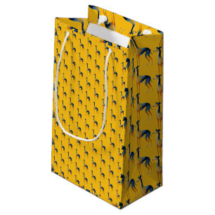 Luxury Oil Painting Greyhound Pattern Small Gift Bag