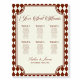 Luxury Old Money Burgundy Wedding Seating Chart