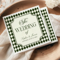 Luxury Old Money Olive Green Ivory Vintage Wedding