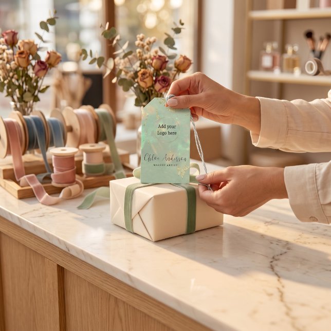 Luxury Opal Gift Tag For Packaging (Creator Uploaded)