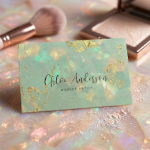 Luxury Opal Stone Business Card Design