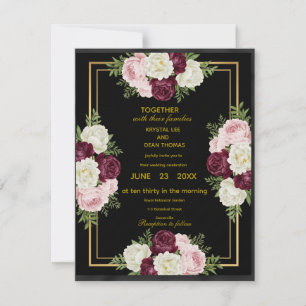 Luxury (or royal) wedding invitation - the most be
