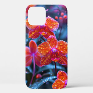 Luxury orchid floral nature inspired iPhone 12 case