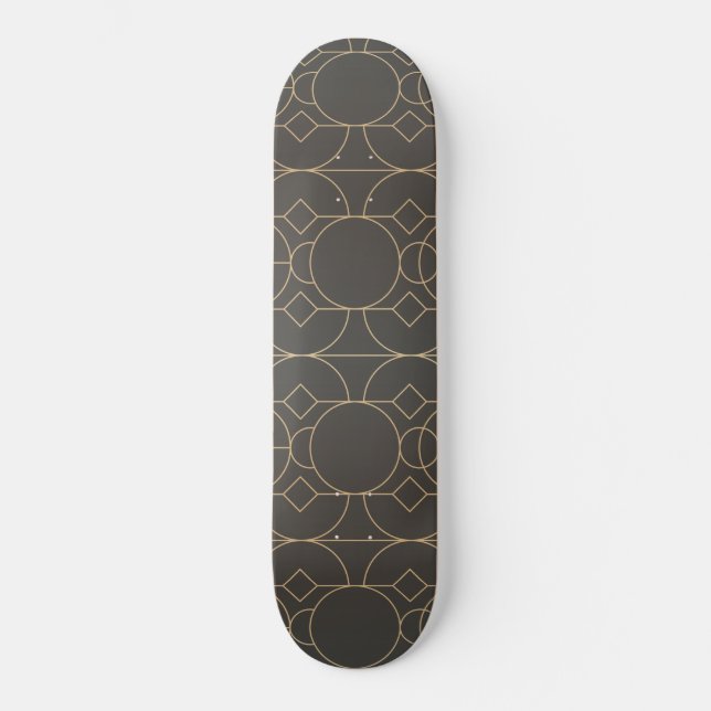 Luxury Ornaments 17 Skateboard (Front)
