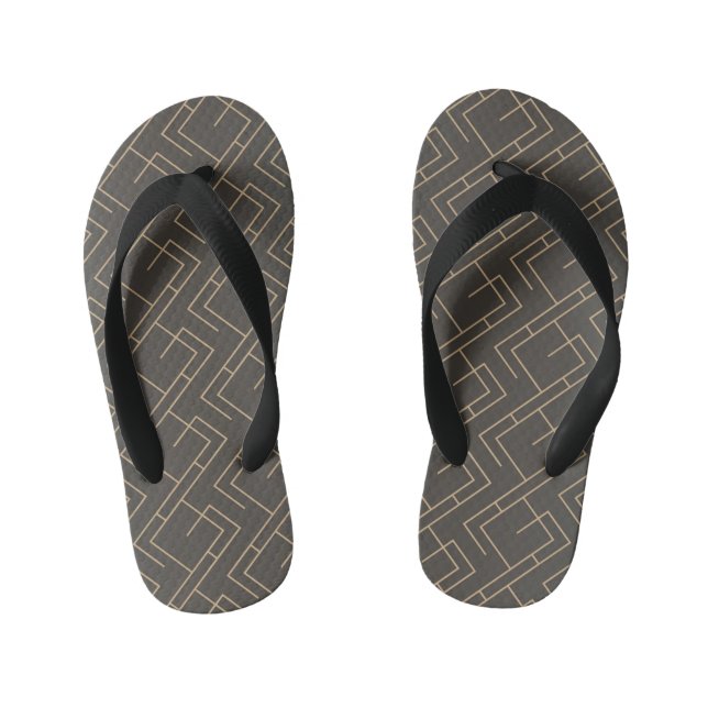 Luxury Ornaments 19 Kid's Flip Flops (Footbed)