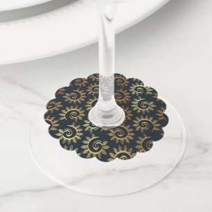 Luxury Ornaments 39 Wine Glass Tag