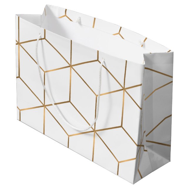 Luxury Ornaments 3 Large Gift Bag (Back Angled)