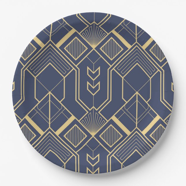 Luxury Ornaments 60 Paper Plate (Front)