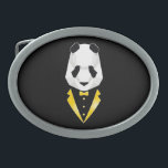 Luxury Panda Belt Buckle<br><div class="desc">Luxury panda vector illustration.</div>