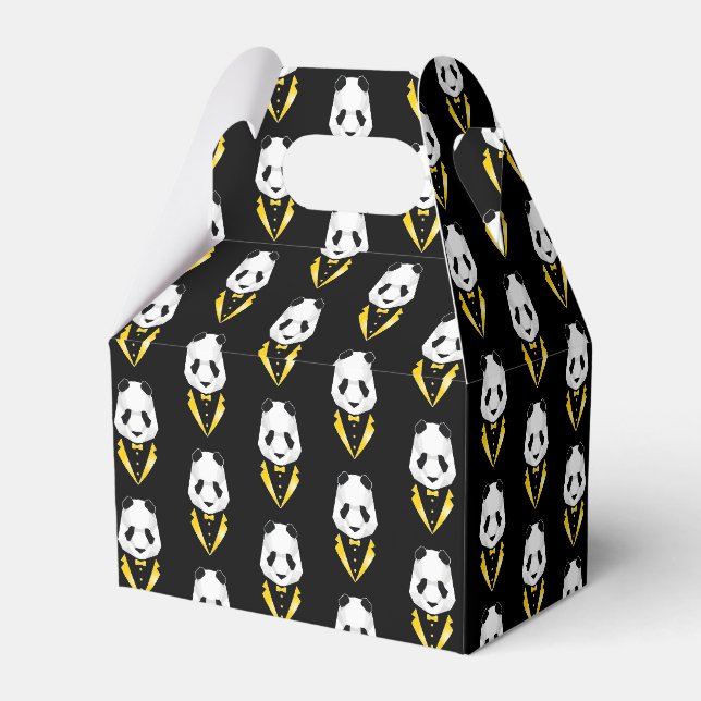 Luxury Panda Favour Box (Back Side)