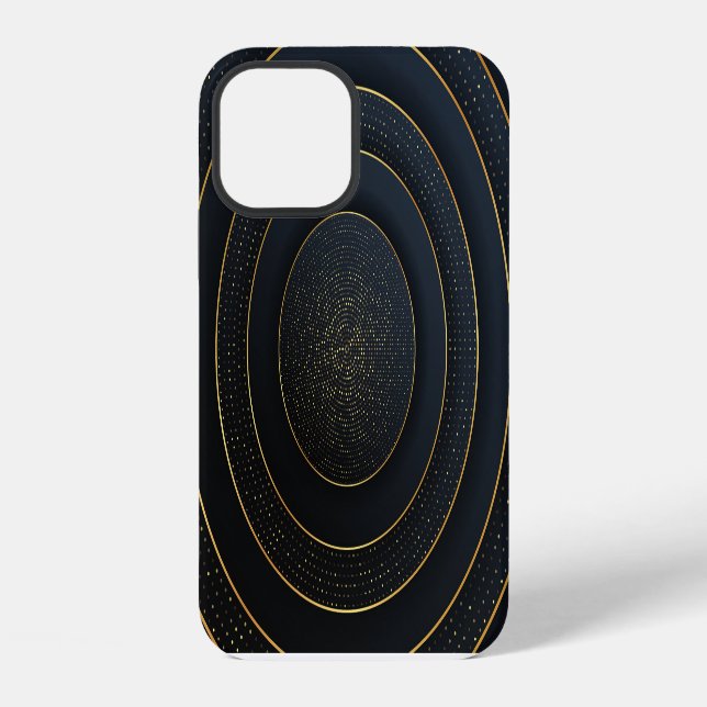 Luxury Paper Cut: Golden Gradient. iPhone Case (Back)