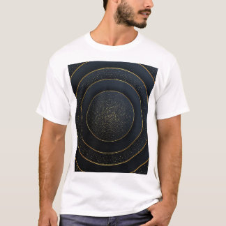 Luxury Paper Cut: Golden Gradient. T-Shirt