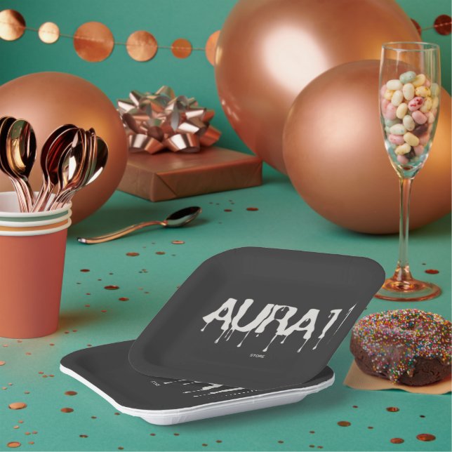 Luxury  paper plate (Multi)