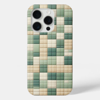 Luxury Pattern Case - Sage Green & beide plaid