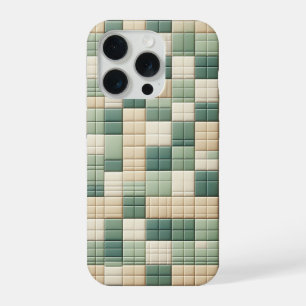 Luxury Pattern Case - Sage Green & beide plaid