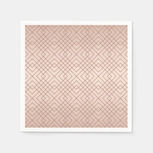 Luxury pattern Rose Gold Napkin