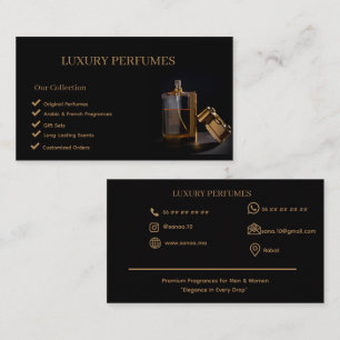Luxury Perfume Business Card Design