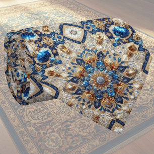 Luxury Persian Designer Rug Faux Silk Neck Tie