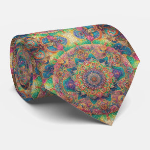 Luxury Persian Designer Style Faux Silk Neck Tie