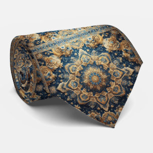Luxury Persian Designer Style Faux Silk Neck Tie
