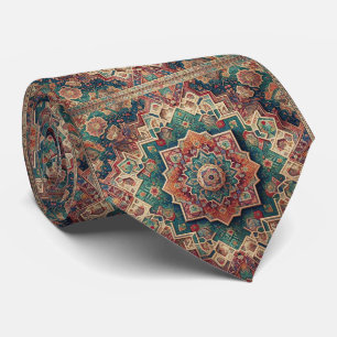 Luxury Persian Designer Style Faux Silk Neck Tie