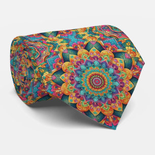 Luxury Persian Designer Style Faux Silk Neck Tie