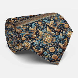 Luxury Persian Designer Style Faux Silk Neck Tie