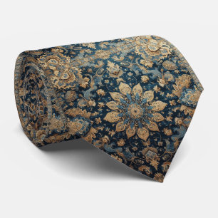 Luxury Persian Designer Style Faux Silk Neck Tie