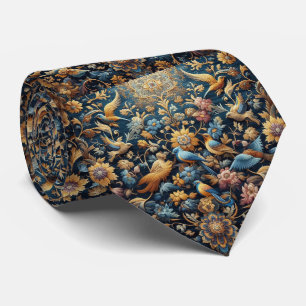 Luxury Persian Designer Style Faux Silk Neck Tie