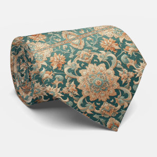 Luxury Persian Designer Style Faux Silk Neck Tie