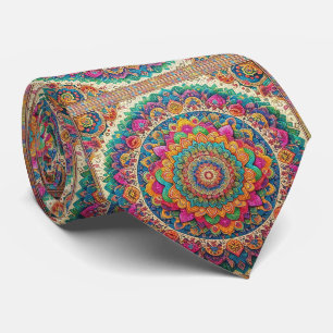Luxury Persian Designer Style Faux Silk Neck Tie