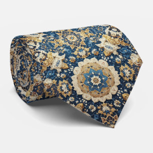 Luxury Persian Designer Style Faux Silk Neck Tie