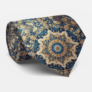 Luxury Persian Designer Style Faux Silk Neck Tie