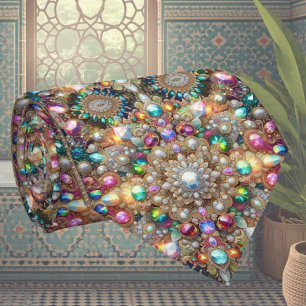 Luxury Persian Designer Style Faux Silk Neck Tie