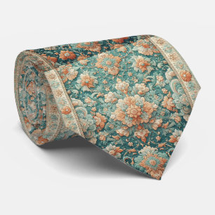 Luxury Persian Designer Style Faux Silk Neck Tie