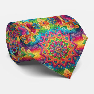 Luxury Persian Designer Style Faux Silk Neck Tie