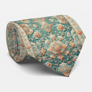 Luxury Persian Designer Style Faux Silk Neck Tie