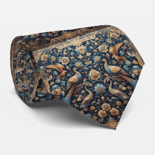 Luxury Persian Designer Style Faux Silk Neck Tie