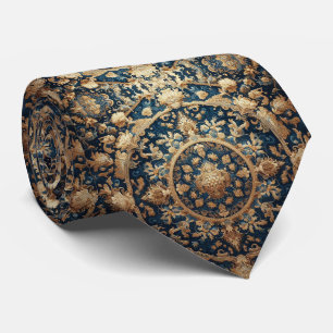 Luxury Persian Designer Style Faux Silk Neck Tie