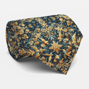 Luxury Persian Designer Style Faux Silk Neck Tie