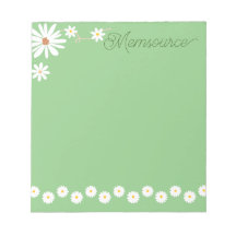 Luxury Personalised Cute Daisy Greenery Pretty
