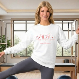 Luxury Pilates The Core Principles Rose Sweatshirt